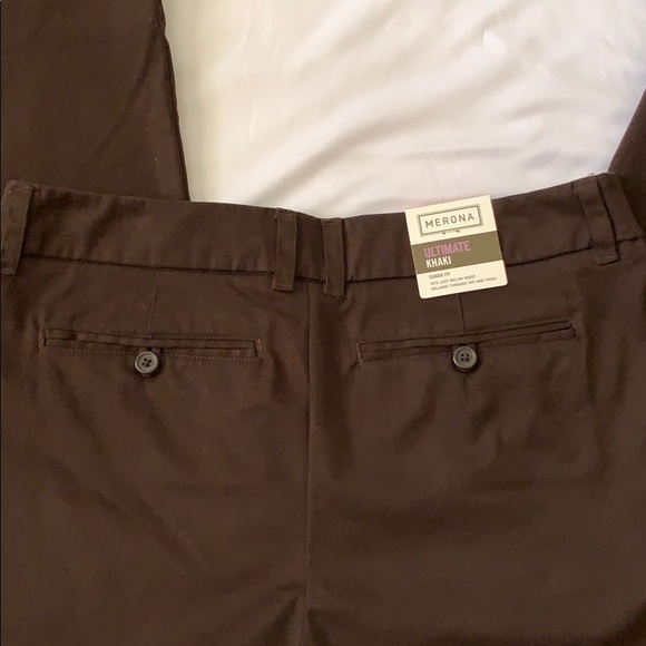 Merona Ultimate Khaki Classic Fit - NWT - Picture 5 of 9